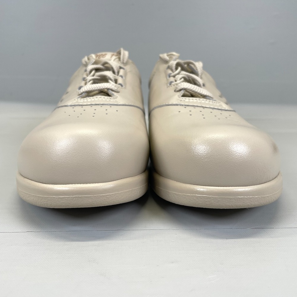 SAS Free Time Shoes Womens Size 8.5 M Bone Beige Leather Walking Comfort Sneaker - Picture 3 of 10